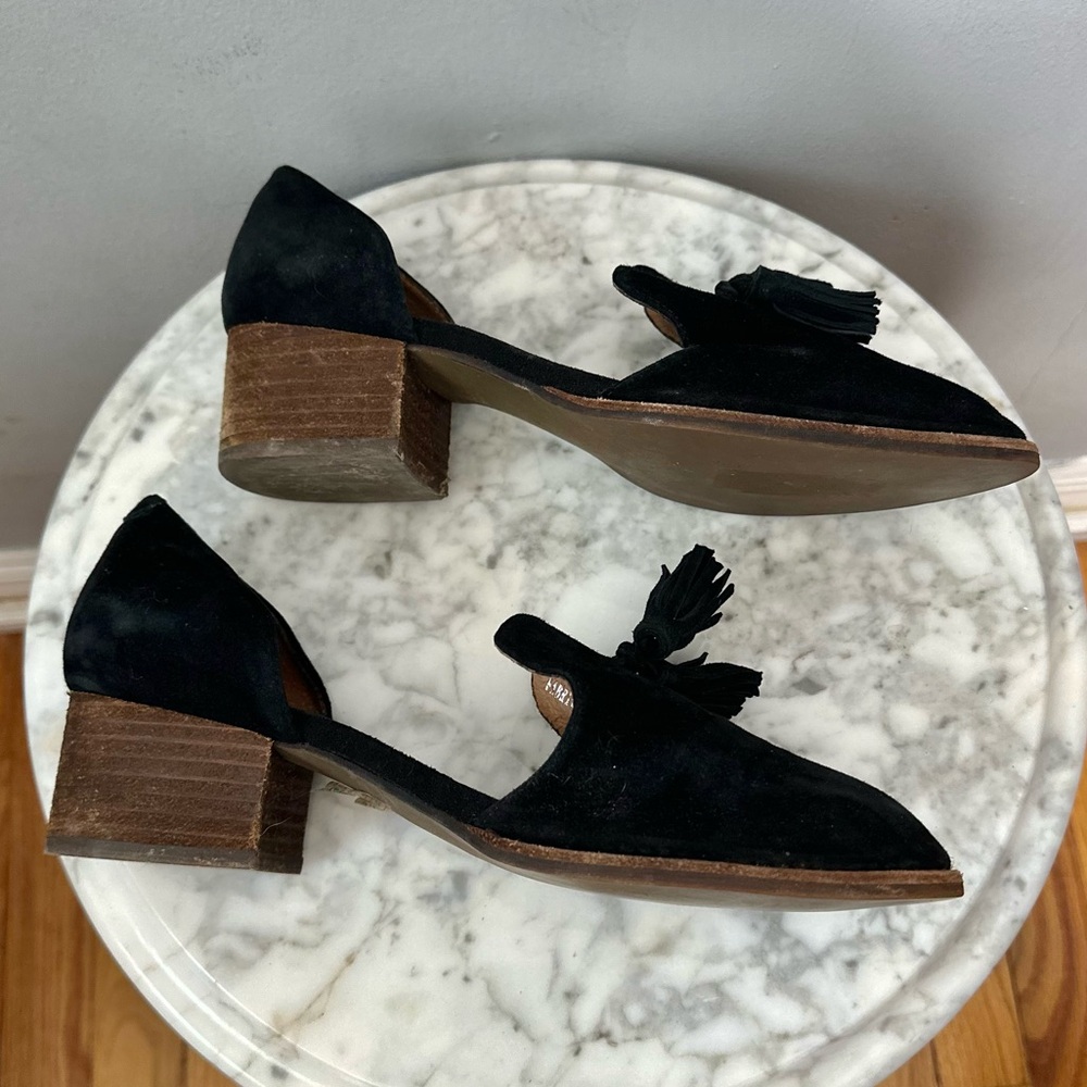 Jeffrey Campbell x Free People Charles Tassel Loafers Suede Slip-On Size 7 - Picture 7 of 12